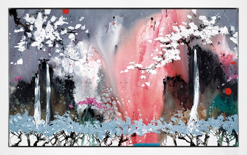 When We Dream by Danielle O'Connor Akiyama - Framed Limited Edition Glazed Box Canvas